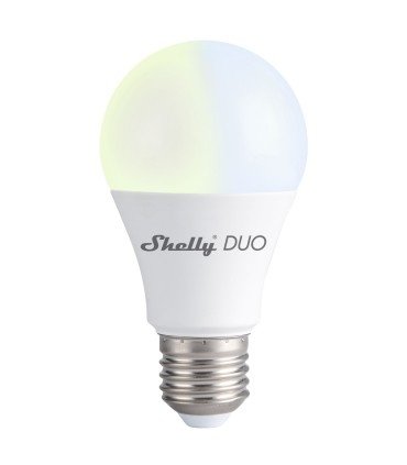 Lámpara LED Shelly DUO Wi-Fi 9W E27 Frío/Cálido