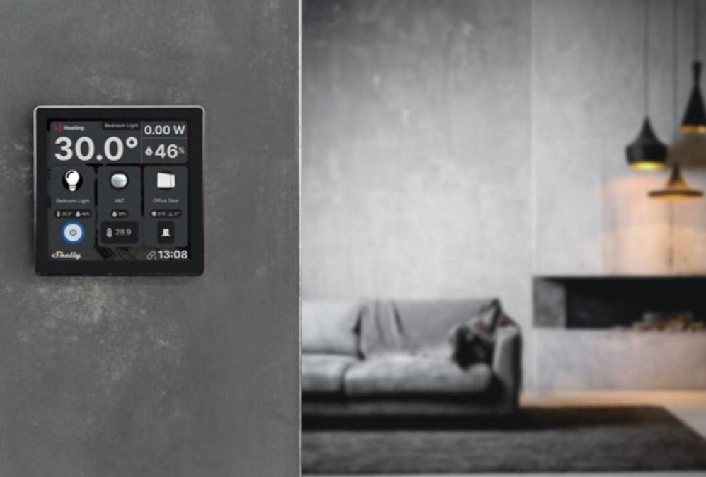 Panel de Control Shelly Wall Display 4" Wi-Fi Bluetooth
