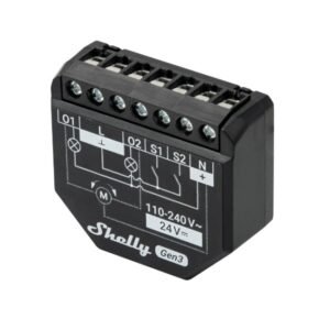 Relé Shelly 2PM GEN3 Wi-Fi Dual Medición de Consumo