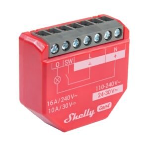 Relé Inteligente Shelly 1PM GEN4 Wi-Fi 6 con Medición de Consumo