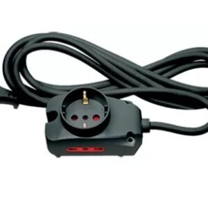 Zapatilla Alargue Conatel 3m 1xSchuko 2x3L 1500W Negro