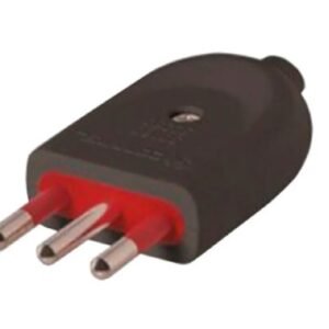 Adaptador Ficha 3L con Tierra Negro