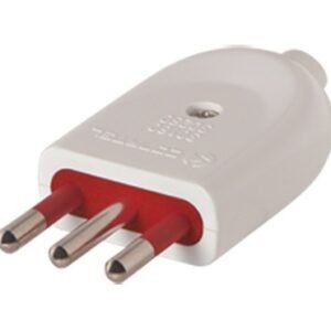 Adaptador Ficha 3L con Tierra Blanco