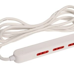 Alargue Conatel Angosto 3m 4x3L 2500W Blanco