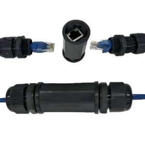Adaptador Cupla RJ-45 Gigabit Exterior Hembra/Hembra