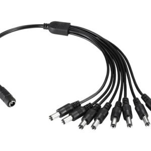 Cable Splitter de Poder NRG+ 1 a 8 para CCTV