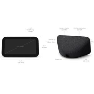 Parlante inteligente Amazon Echo Show 5 blanco