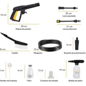 Hidrolavadora Kingsman Portátil 1800W 140 Bar