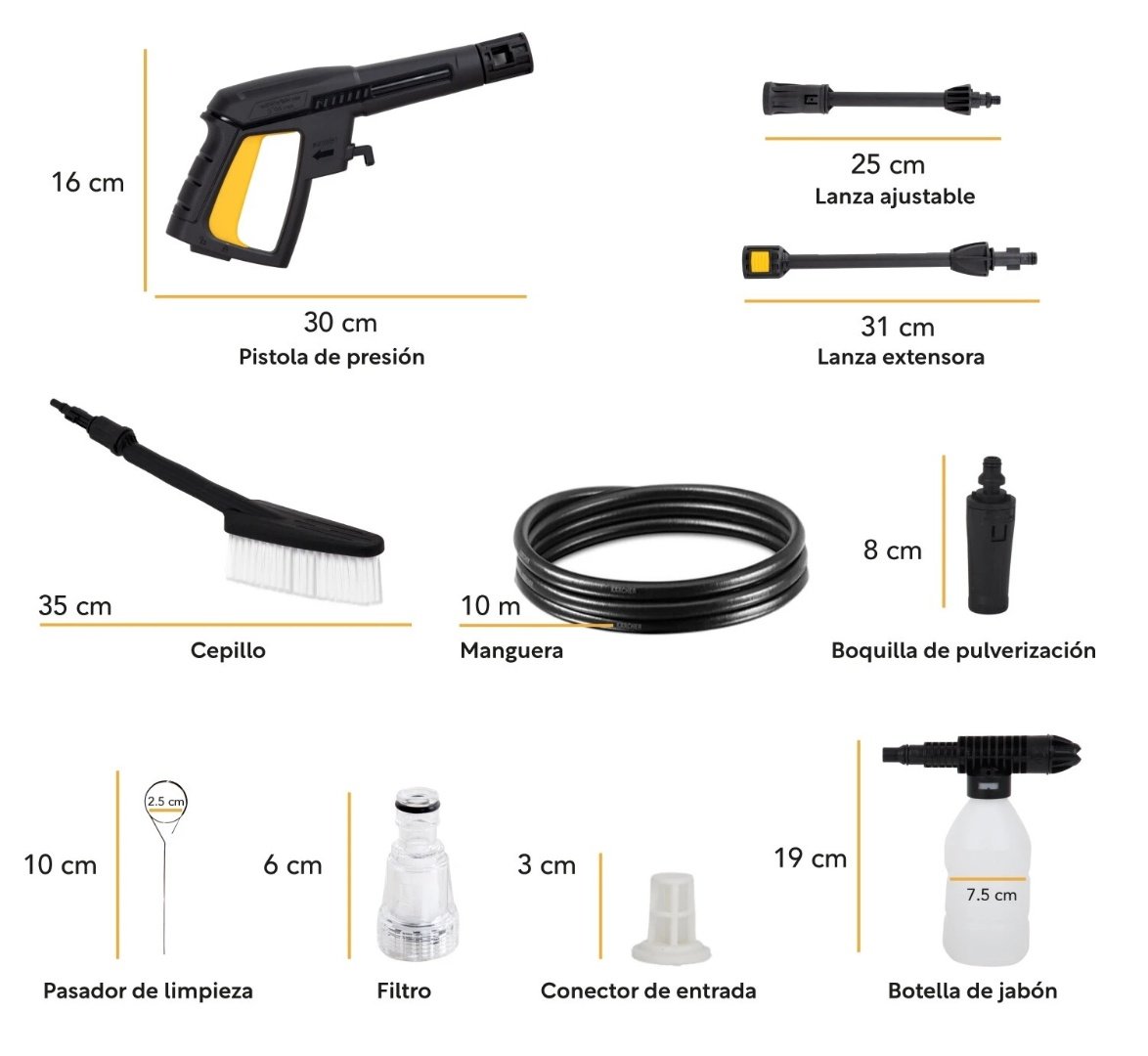 Hidrolavadora Kingsman Portátil 1800W 140 Bar