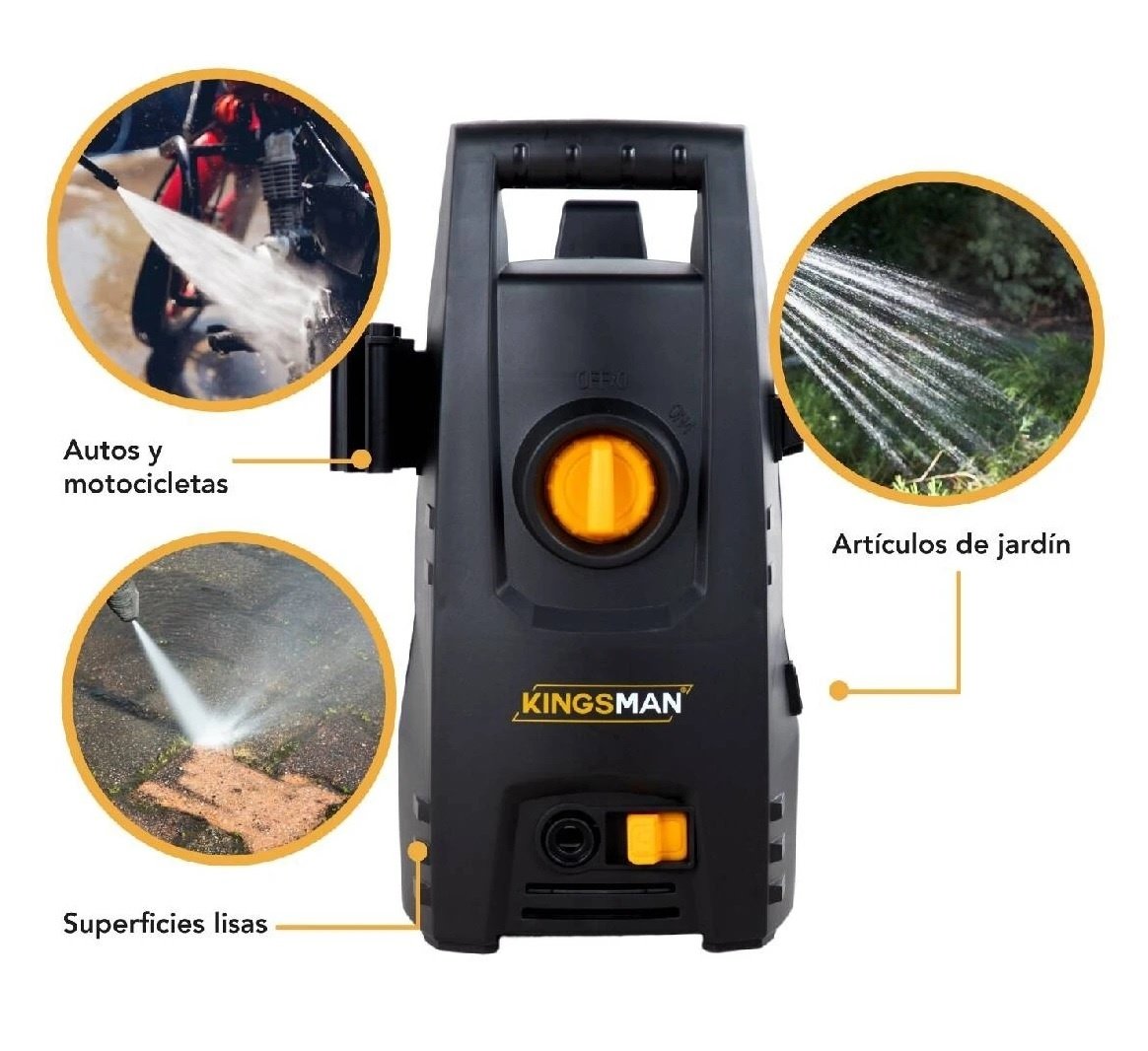 Hidrolavadora Kingsman Portátil 1200W 90 Bar