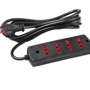 Alargue Conatel 3m 4x Bipaso Ficha 3L 2500W Negro