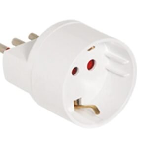 Adaptador Conatel 711002 Schuko a 3 Líneas 10A Blanco