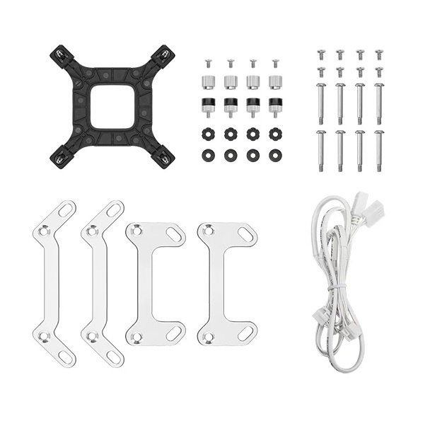 Cooler Líquido DeepCool LD240 ARGB Blanco Pantalla LCD