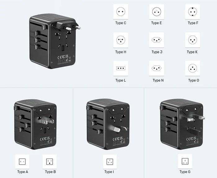 Cargador / Adaptador Universal Unitek 35W