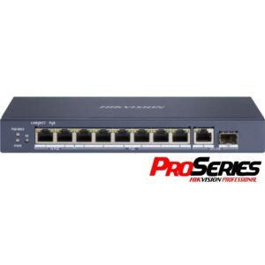 Switch PoE Hikvision Pro Series 9 Puertos Gigabit 110W