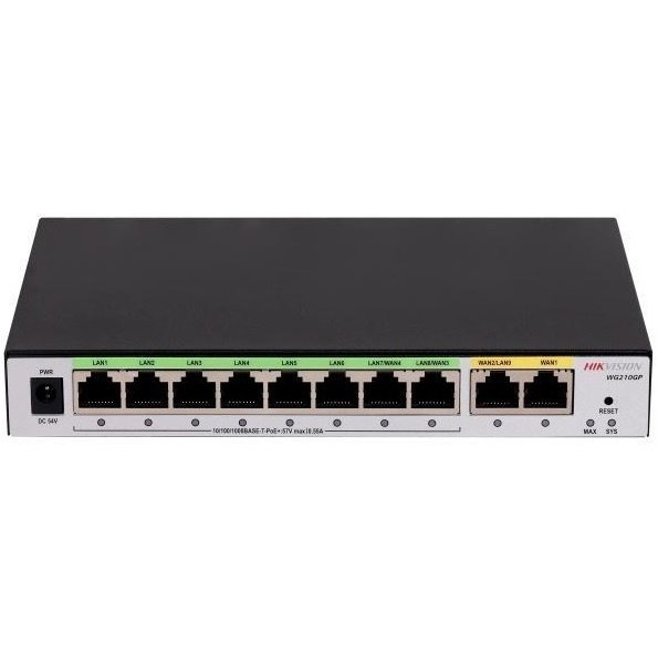 Router Hikvision Multi-WAN corporativo 10p Gigabit PoE