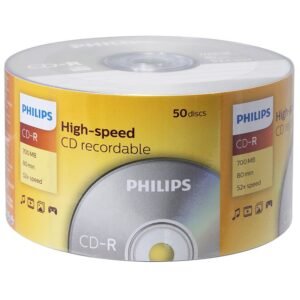 CD-R Philips 52x 700MB 80min Bulk 50 Unidades