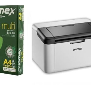 Impresora Láser Brother HL-1200 y Resma A4 Chamex 75g