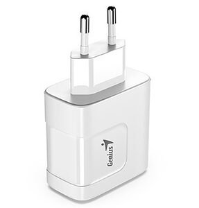 Cargador Genius PD-65AC 65W USB-C y USB-A Blanco