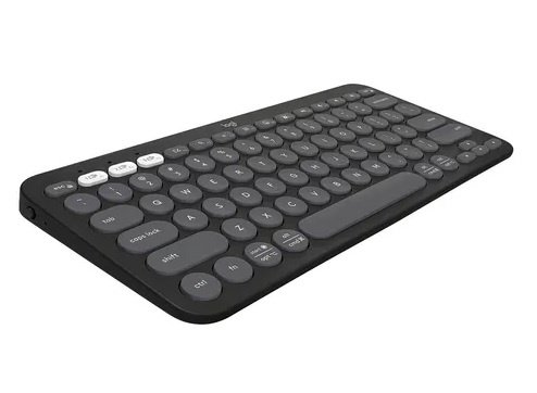 Teclado Logitech K380S Pebble Keys 2 Bluetooth Grafito