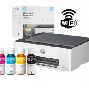 Impresora HP Smart Tank 580 Multifunción WiFi + Juego de 4 Tintas Originales Extra