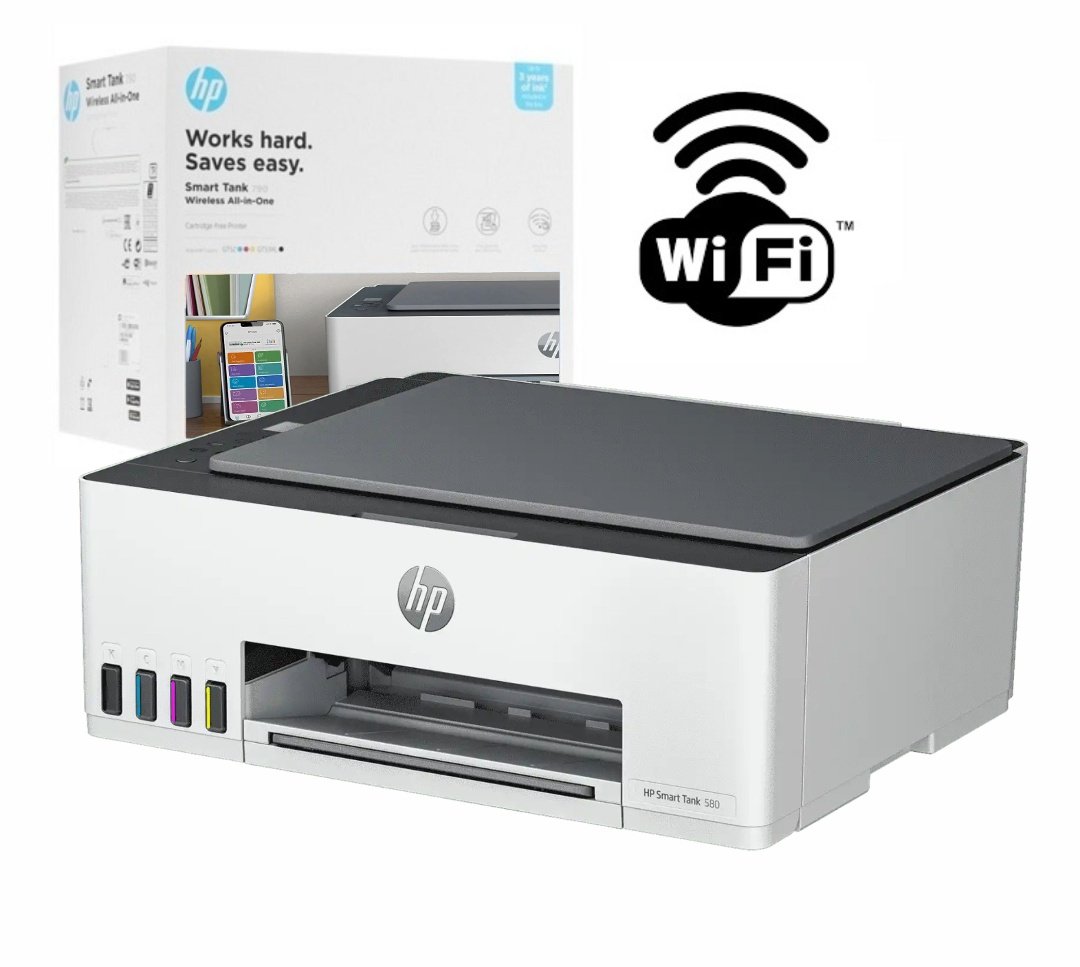 Impresora Multifunción HP Smart Tank 580 Wi-Fi