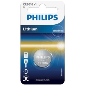 Pila de Litio Philips CR2016 3V Pack Individual