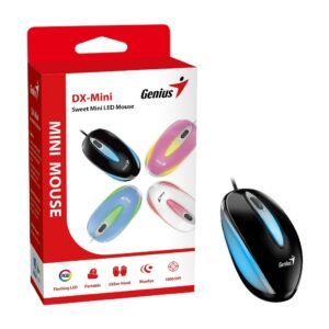 Mouse Genius DX-Mini USB Óptico LED RGB Negro