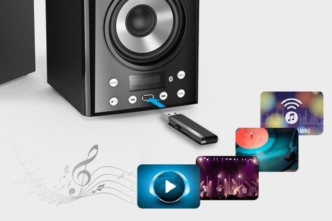 Parlantes Genius 2.0 60W SP-HF2800 Bluetooth