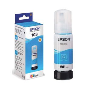 Botella Tinta Epson 103 EcoTank cyan