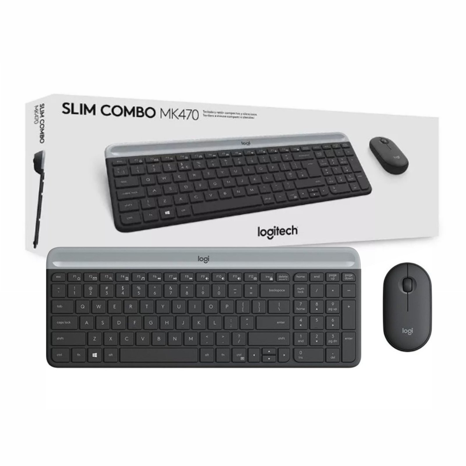 Combo Teclado y Mouse Logitech MK470 Inalámbrico