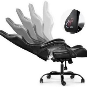 Silla Gamer Lumax ROM Negro/Gris Reclinable