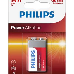 Batería Alcalina Philips 6LR61P1B/97 9V Pack Individual