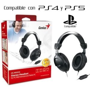 Audífonos Genius HS-M505X c/Micrófono Jack 3.5mm Negro