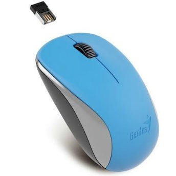 Mouse Genius NX-7000 Inalámbrico Óptico Celeste