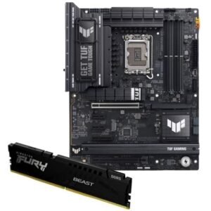 Combo Motherboard Asus TUF Z890-Plus WiFi 7 y Memoria Kingston DDR5 16GB 5600MHz