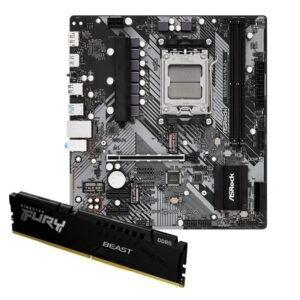 Combo Hardware Asrock B650M-H Kingston Fury Beast DDR5 16GB 5600MHz Micro ATX