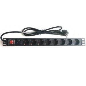 PDU Multitoma para Rack Hikvision 8 Tomas Schuko 1U