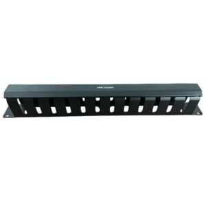 Organizador de Cables Hikvision 1U 12 Ranuras Metálico