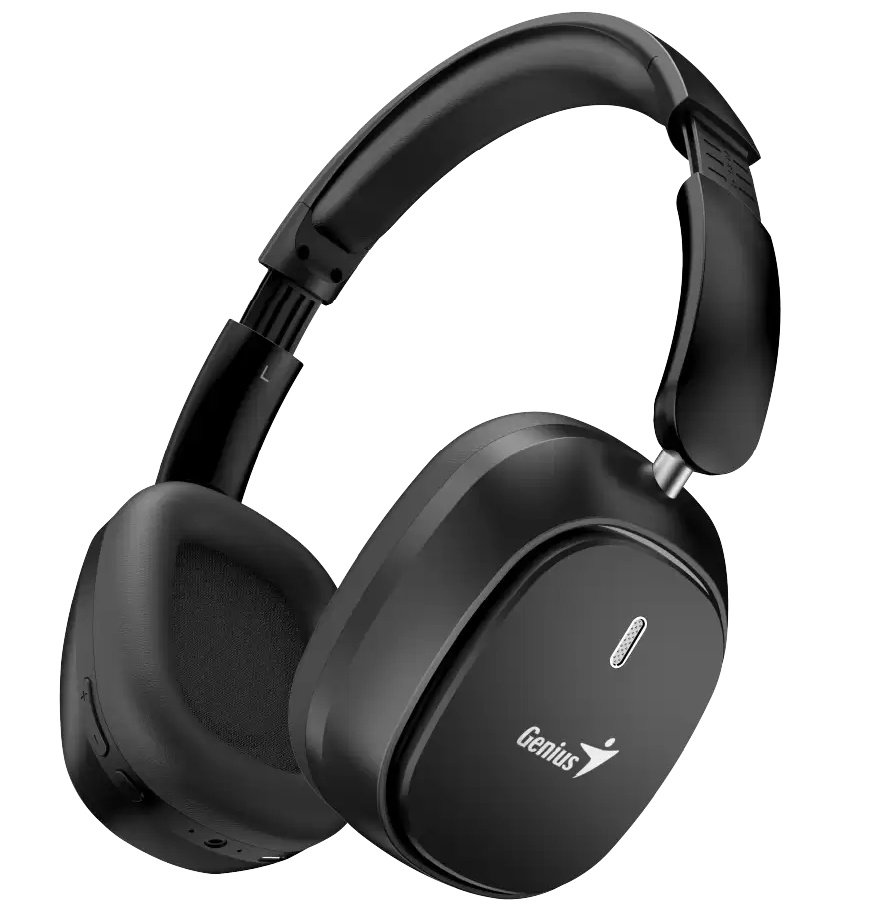Audífonos Genius HS-820BT Bluetooth 5.4 Plegables Negros