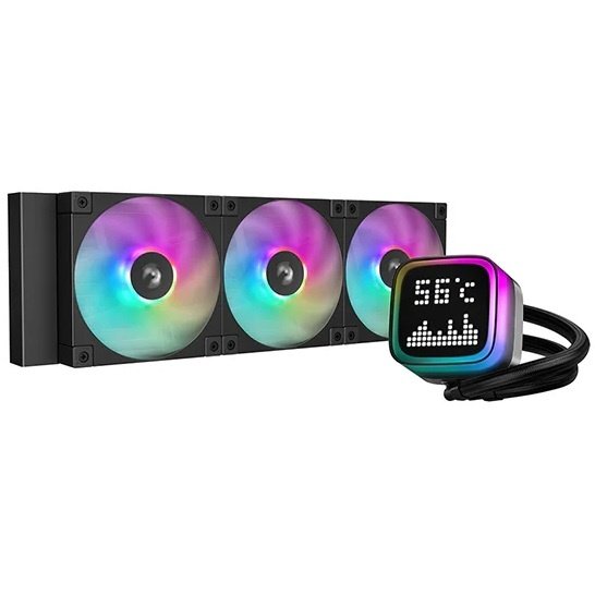 Cooler Líquido DeepCool LP360 360mm con Pantalla