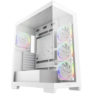 Gabinete DeepCool CG580 4F V2 ATX Paneles de Vidrio Blanco