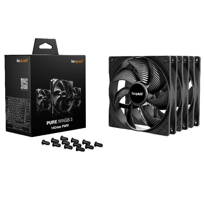 Fan be quiet! Pure Wings 3 140mm PWM HS x 3