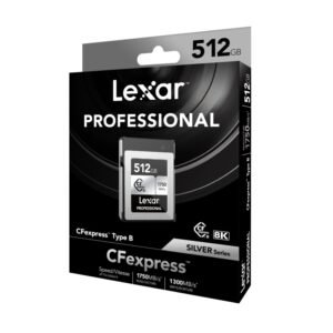 Memoria CFexpress Lexar Pro 512GB Tipo B Silver 1750 MB/s