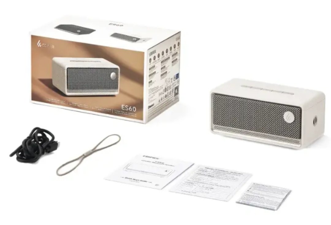 Parlante Portátil Edifier ES 60 34W Bluetooth 5.4 Marfil