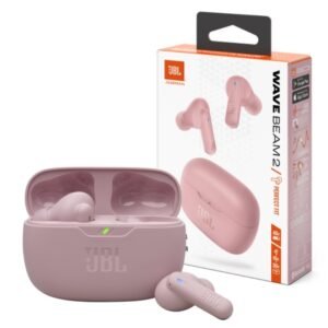 Auriculares JBL Wave Beam 2 In-ear Bluetooth ANC Rosa